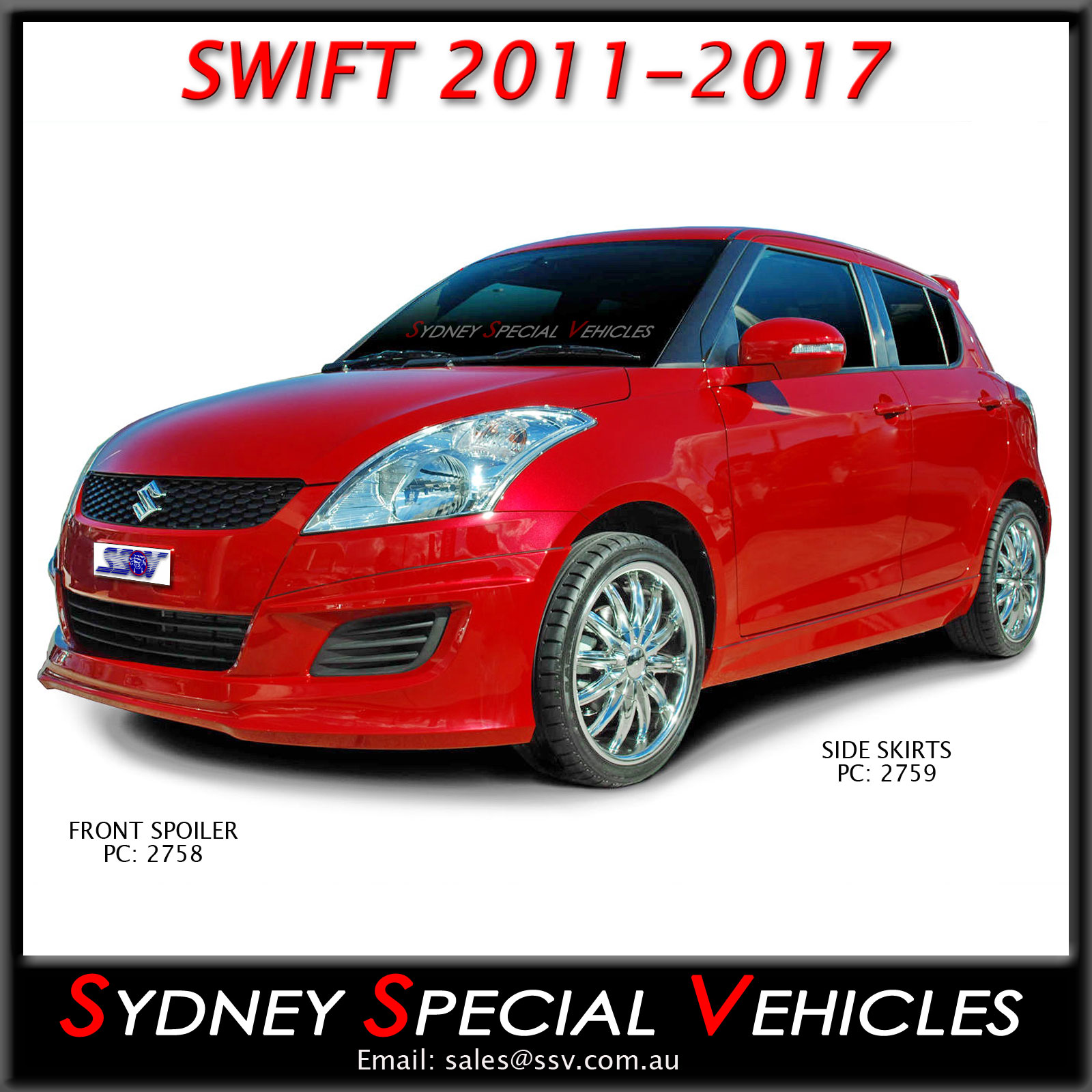 Suzuki Swift Sport 2005-2010 Look Frontstoßstange